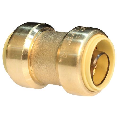 Push Connect PC-LF811 1/2-Inch Push by 1/2-Inch Push, Lead Free Brass Push Fit