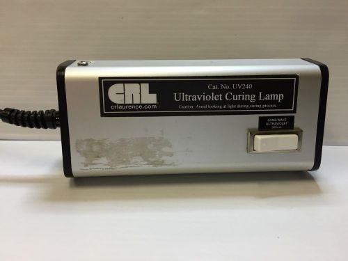 Compact Curing Lamp 230 Volts CRLaurence Ultraviolet Curing Lamp Cat. No. UV240