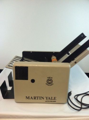 Martin Yale CV-7  Paper Folding Machine Folder CV7 1501