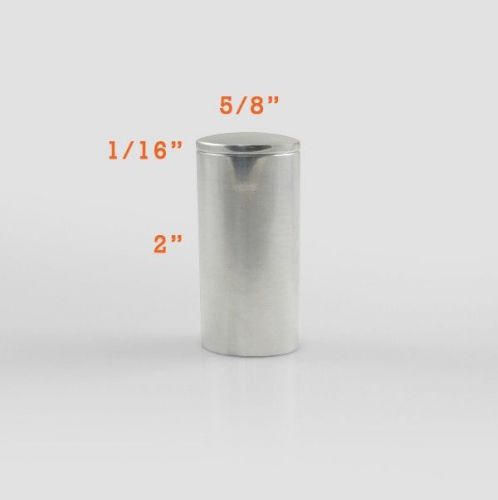 1&#034; x 2-1/2&#034; inexpensive aluminum chrome polished standoffs - vs-d05 - set of 4 for sale