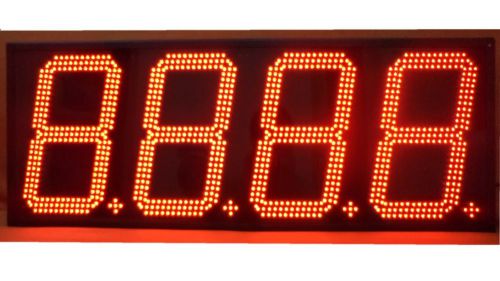 36&#034;x12&#034; red led gas price sign 4 digital display digit for sale