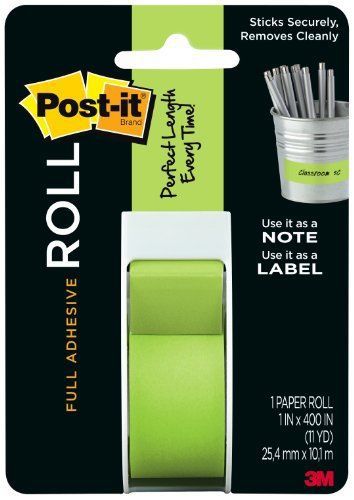 Post-it full adhesive roll 2650-g, 1 in x 400 in [25,4 mm x 10,1 m] - 1&#034; (2650g) for sale
