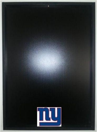 Jersey Display Case Frame Black Football New York Giants Logo Decal NEW