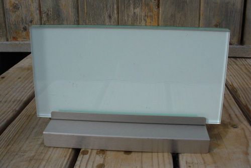 Lucite Acylic   STORE SHOP Sign Counter DISPLAY Top Sign Holder