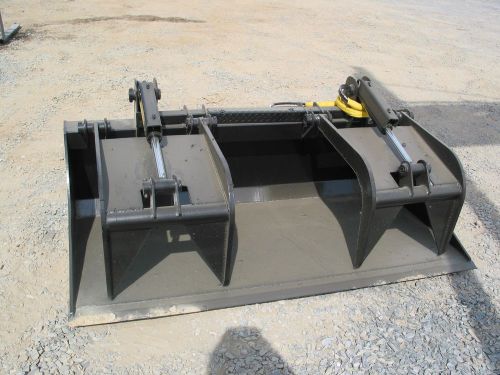 Bobcat skid steer bucket grapple 84&#034; attachment quick attach shipping 199.00 for sale