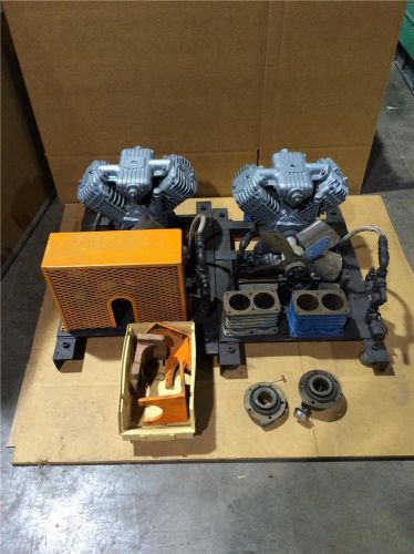 V480 E.L. SMITH Stanley Hydraulic Tool Portable Compressor Motor &amp; Parts Lot