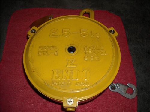 Etl-2, endo tool balancer, 5.5-11lb capacity, completely reconditioned, #193433 for sale