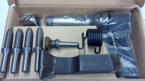 4x rivet hammer / gun kit for aerospace new in box, rivet sets + bucking bar for sale