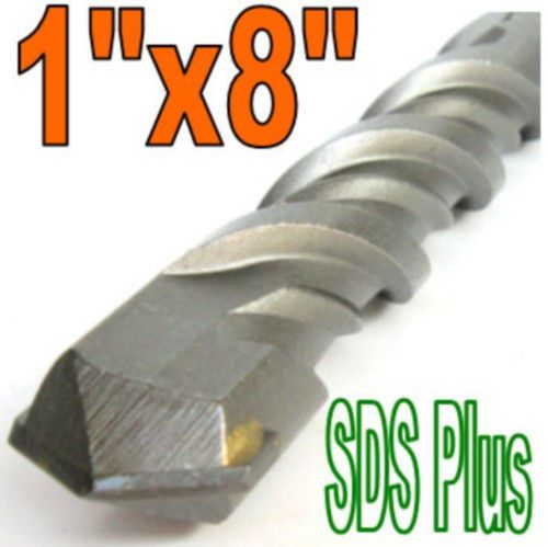 1 pc SDS Plus 1&#034;x8&#034; or 1&#034;x6&#034;x8&#034; Concrete Masonry Hammer Drill Bit