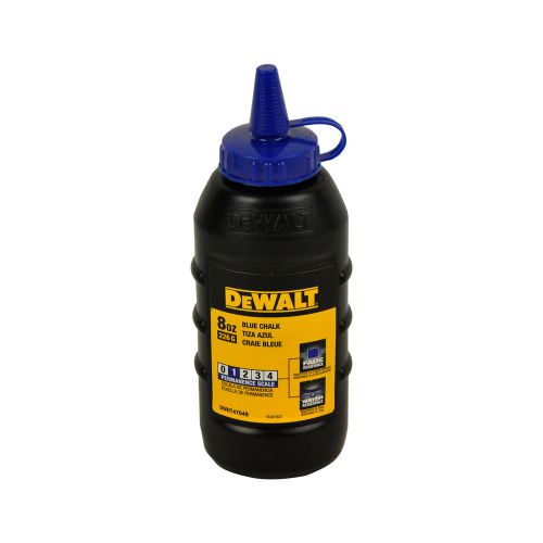 Dewalt dwht47049 8 ounce high grade chalk line reel, blue chalk for sale