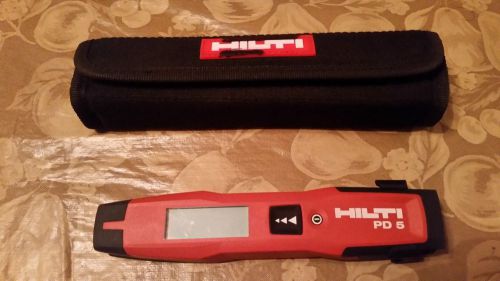 hilti pd 5 distance reader with laser
