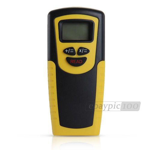 Ultrasonic Laser Pointer Distance Meter Measurer 18M 60FT Black+Yellow