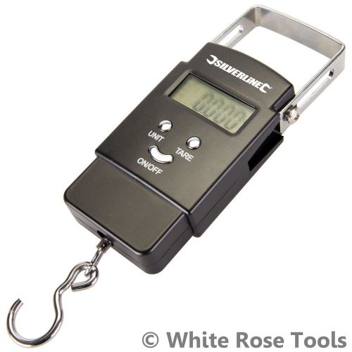 New Silverline 243857 40kg Electronic Pocket Balance Metric Imperial Backlight