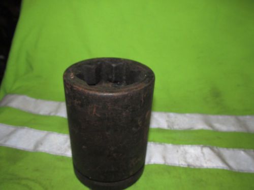 APEX  8856D 1-3/4&#034;  x 1&#034; Drive SQUARE NUT 8 Pt Impact  Socket USED see pictures