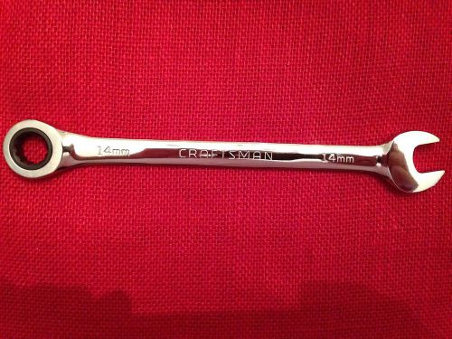 42572 NEW CRAFTSMAN 14mm COMBINATION RATCHETING WRENCH METRIC