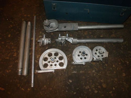 Imperial brass co. tubing bender set model 350-f with case for sale