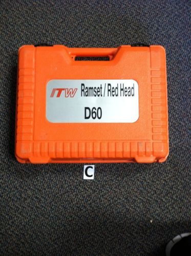 Ramset / Red Head D60 In Orange Case c-xy