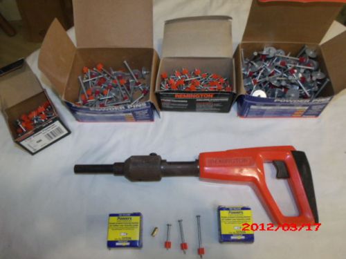 Remington power acuated tool w/loads &amp; nails