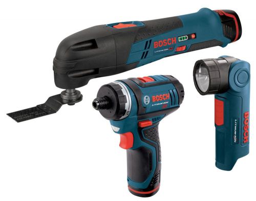 Bosch clpk33-120 12v max 3-tool combo kit for sale