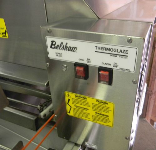 Belshaw Thermoglaze TG-50  DONUT PROCESSING OVEN AND GLAZER