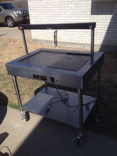 Hatco Glo-ray portable Food Warmer on casters