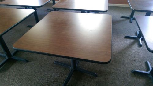Commercial 42&#034; Square Pedastal  Tables