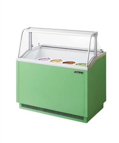NEW Turbo Air 47&#034; Green Ice Cream Dipping Cabinet!! Holds (13) 3 Gallon Tubs!!