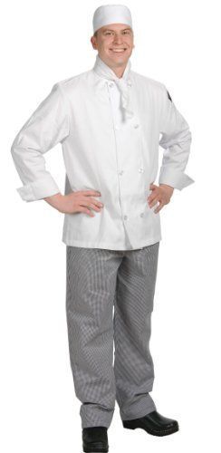 NEW San Jamar - Chef Revival J049-3X Traditional Chefs Jacket
