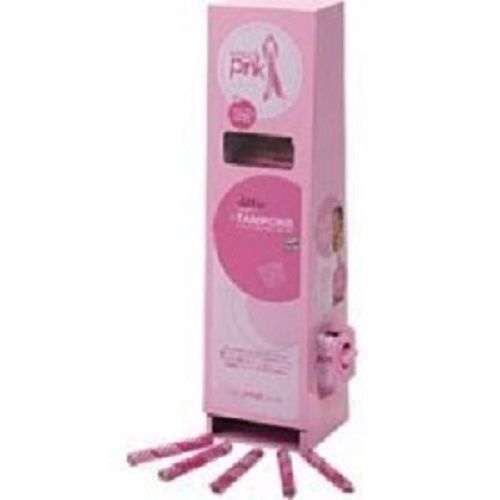 Hospeco VP-75-300 Pink Vending Machine Tampon Dispenser Starter Kit