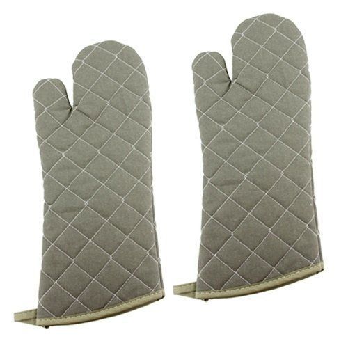 NEW New Star 32048 Oven Flame Retardant Mitts/Gloves  17-Inch  Set of 2