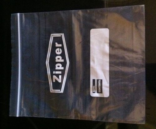 100 7x8 Reclosable Poly Clear Plastic  Zipper Bag 2 MIL FREEZER STORAGE BAGS