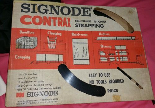 Signode Contrax Strapping Dispensi-Pak 300 Feet Co Polymer Dylocks New