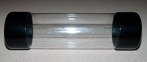 1 DOZEN - CLEAR PLASTIC MAILING/PACKING/SHIPPING TUBES