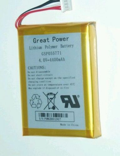 GREAT POWER Lithium Ion Polymer 4.0v 4400mAh Rechargeable Battery GSP055771