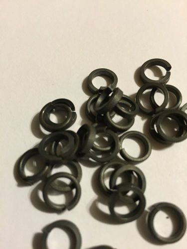 1/4&#034; stainless steel black oxide coated lock washers - high collar style 250 qty for sale
