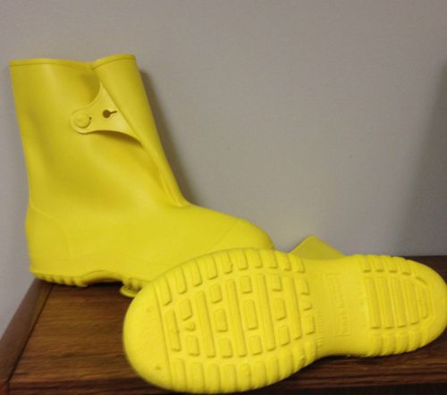 Case/10 tingley rainboots.overshoe/work boot.100% water proof. size m medium. for sale