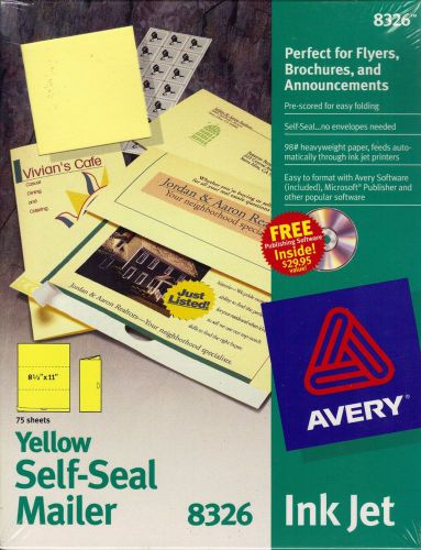 Avery yellow self-seal mailer for sale