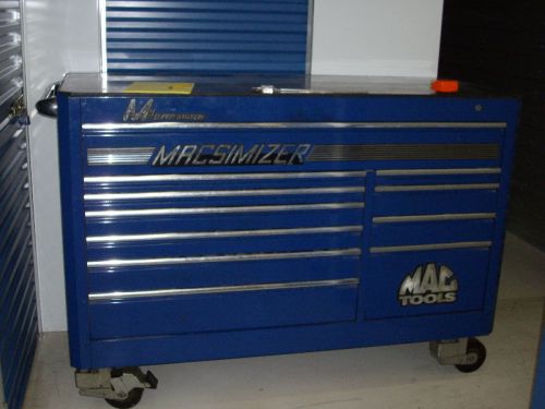 Mac Superstation Tool Box  Blue,69L x 27D 46H, 11Drawers