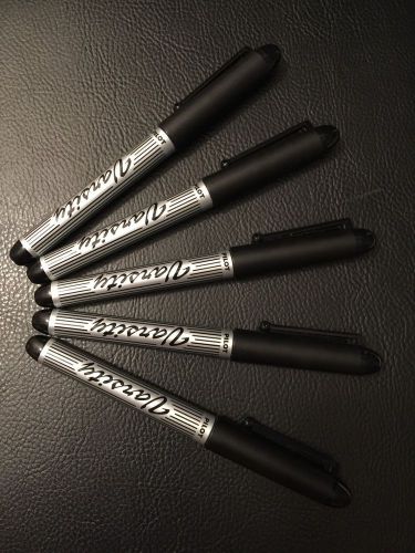 Pilot Varsity Disposable Fountain Pen, Medium Point, Black Ink, 5/Pack NWOB
