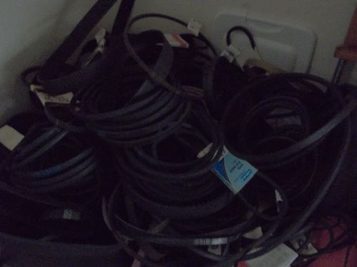 Lot of over 120 lawnmower belts timing belts**gates,  d &amp; d power drive, dodge for sale