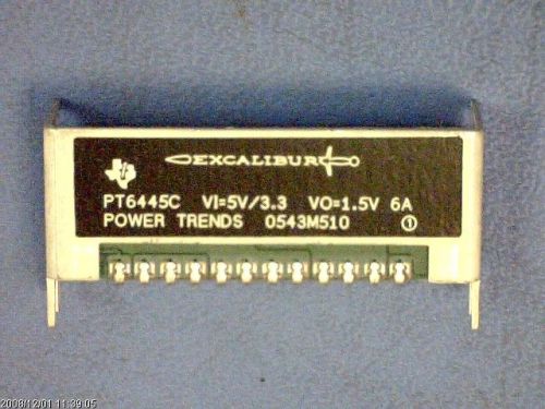 Module/assembly module dc-dc 1-out 1.5v 6a 12-pin sip module ti pt6445c 6445 for sale