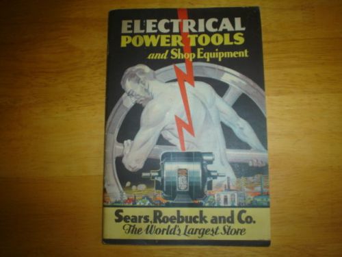 1932 sears craftsman / driver power tool catalog very rare excellent condition for sale