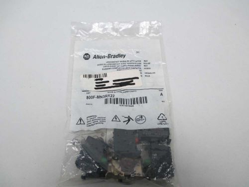 New allen bradley 800f-mn3rx22 led contact module with latch ser a 24v d363203 for sale