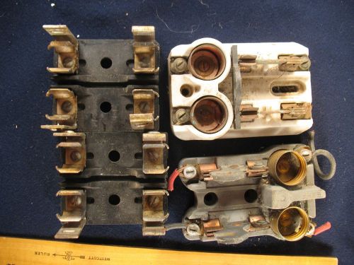 Four Fuse Holders- varied