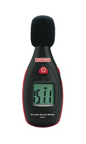 New Craftsman Digital Sound Noise Level Meter Decibel Measurement Tester, 82016