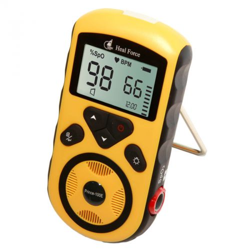 Prince 100E High Resolution Handheld Pulse Oximeter Puls Rate Monitor Alarm FDA