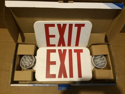 (3)led exit sign / emergency light, damp area ok, hubble lighting,very fast ship for sale