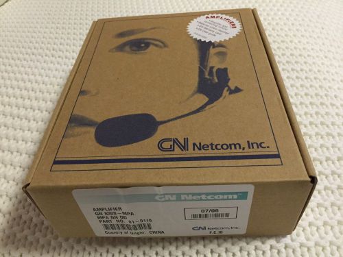 NEW* GN Netcom GN 8000-MPA Telephone Headset Amplifier