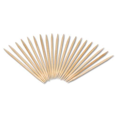 Royal Paper Products R820 Round Wood Toothpicks, 2 3/4&#034;, Natural, 19200/carton