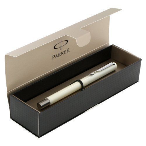 NEW Parker Vector Whiteness (Pearl) CT Medium Point Fountain Pen